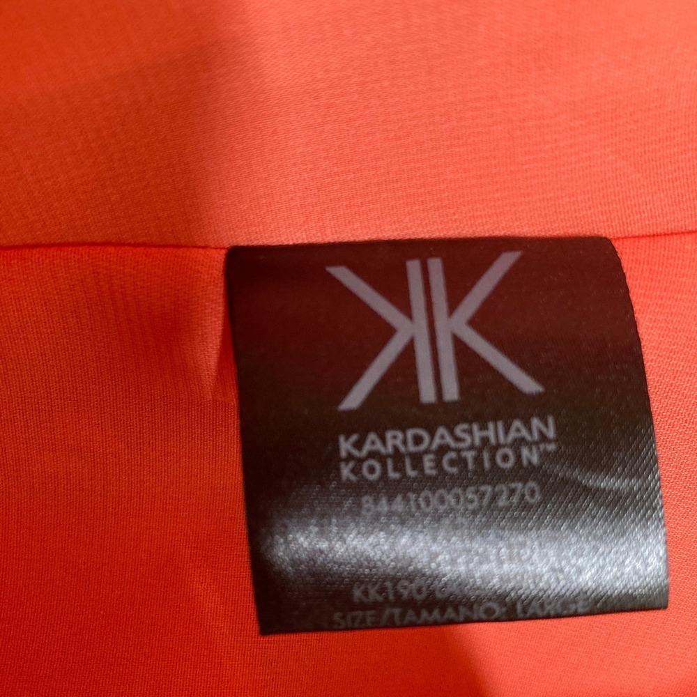 Kardashian Kollection Womens L Paisley Lace Print Sleeveless Top Cut Out Back - Picture 5 of 15